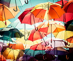 Parapluies personnalisés avec publicité