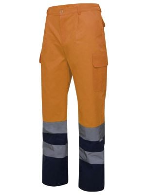 Pantalons fluo velilla vel303001 coton avec logo image 1